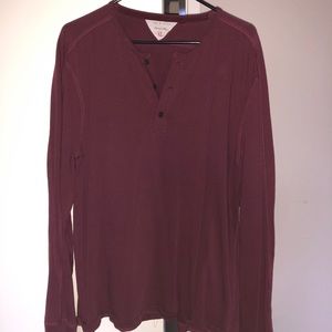 Long Sleeve Henley Shirt